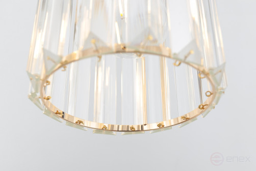 Светильник подвесной (подвес) Rivoli Suzanne 1052-201 1 х Е27 40 Вт хрусталь