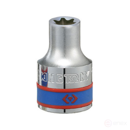 Головка торцевая TORX Е-стандарт 1/2", E18, L = 39 мм KING TONY 437518M