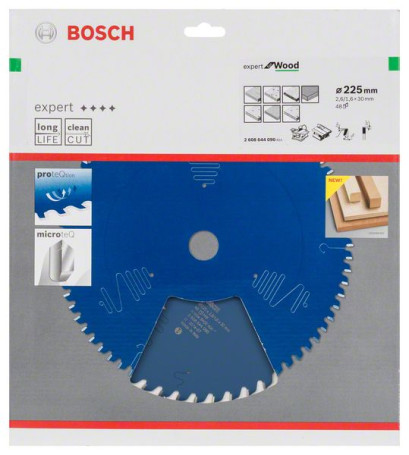 Expert for Wood saw blade 225 x 30 x 2.6 mm, 48