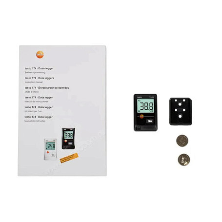 Testo 174H logger with verification