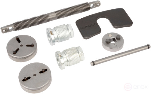 Набор для сведения тормозных цилиндров 8пр. с регулируемыми адаптерами (АвтоDело) 40940