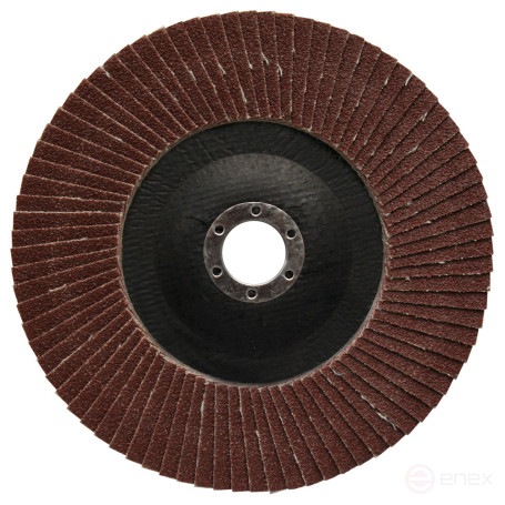 Круг лепестковый шлифовальный ПРАКТИКА 150 х 22 мм Р100 (1шт.) серия Профи (919-297)