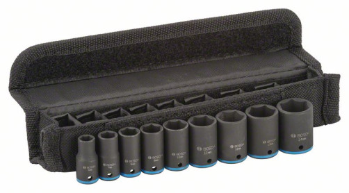A set of heads for socket wrenches 9 prem. 25 mm; 6, 7, 8, 9, 10, 11, 12, 13, 14 mm