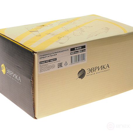 Pneumatic grinder ER-82131 orbital 1/4 10000 rpm r/v 226 l/min. d circle 6" EUREKA /1/10