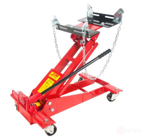 Jack 1t 200-750mm with rotating handle (for internal combustion engine and gearbox) JTC