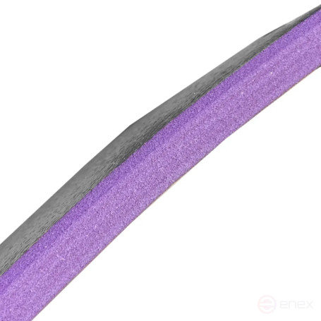 Tourist seat, 5 - layer lilac, with foil, moisture-resistant, multi-layered, foam/karemat, camping seat, hiking/hiking trunk 350x240x25 mm