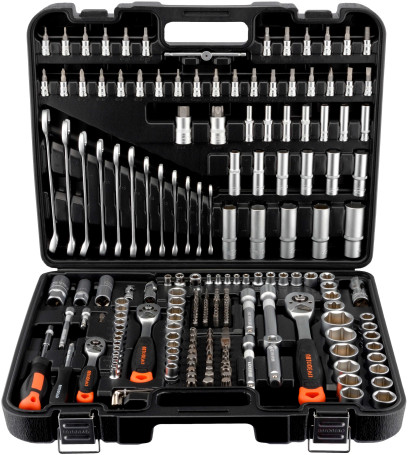 Tool Set 216pr. 1/2"DR 3/8" DR 1/4"DR (Avtodor) 39926