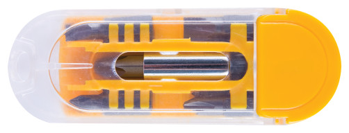 Compact screwdriver set, 5 in 1