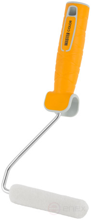 Ролик, ядро 15 мм, 100% велюр, ворс 5 мм, 2K-ручку 27 см, 100 мм