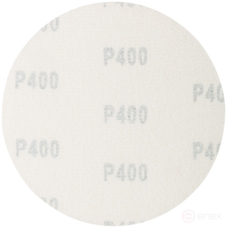 Круги абразивные шлифовальные на ворсовой основе под "липучку" (Р400, 125 мм, 5шт.), Cutop Profi