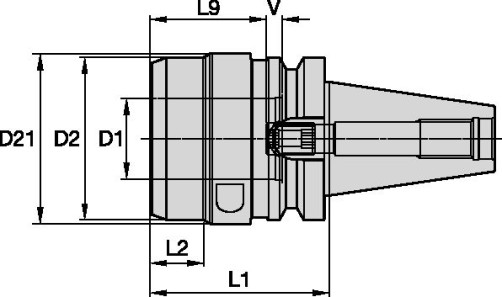 Гидравлическая державка BT50HCTHT32090M