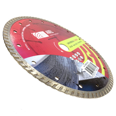 Diamond disc on concrete Universal Turbo Ø230x10x22,23 Adel Instrument