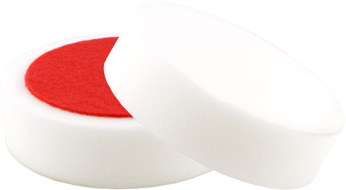 Насадка-поролон полировочный с липучкой D-180*40мм АвтоDело (к-т 2шт) 44070