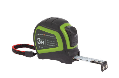 Рулетка в обрезиненном корпусе 3м×16мм