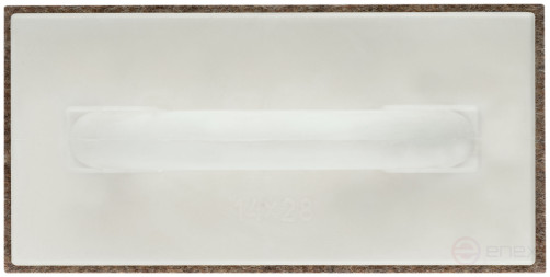 Finishing grater with felt coating, polyurethane housing 280x140 mm