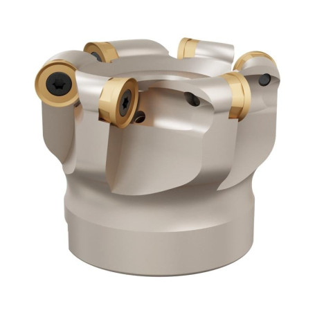 RPMT 1204 Tngly 63x22 mm End Milling cutter, Z-6, with high-speed feed