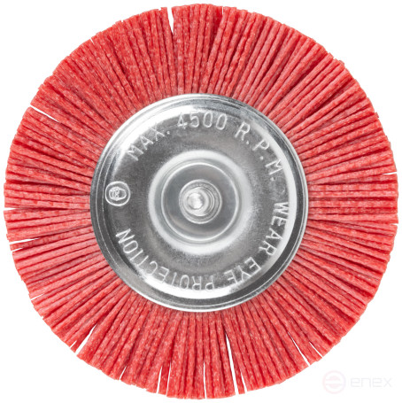 Щетка для дрели, тип "Плоская", нейлон, 100 мм, блистер, CUTOP Profi