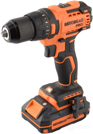 Аккумуляторная дрель-шуруповерт 40Н*м 21V (в кейсе) АвтоDело PRO 46110