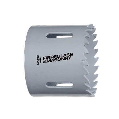 Carbide ring saw for fiberglass/masonry, 108 mm