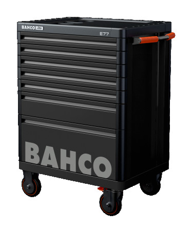 Tool cart with 7 drawers and protective sides, Premium 1477K7GREY series