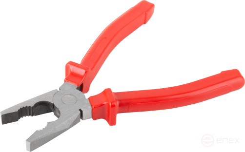 Combination pliers "Light", plastic handles, polished steel 200 mm