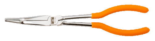 Long pliers with curved lips, L=270mm