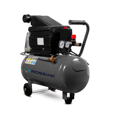 ROSSVIK SB4/S-24 piston compressor.J1047V, 200 l/min, 8 bar, receiver 24 l, 220 V/1.5 kW