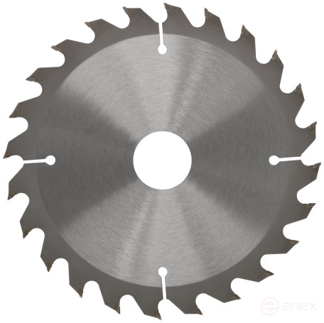 Circular saw blade for wood 165 x 30 x 24T + ring 30/20 mm