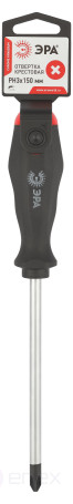 150PH3 Отвертка ЭРА PH 3х150 мм крестовая двухкомпонентная рукоятка