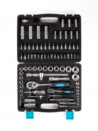 Tool Kit 94 prem. 1/2" 1/4"DR, CrV AUTOVIRAZH AV-212094