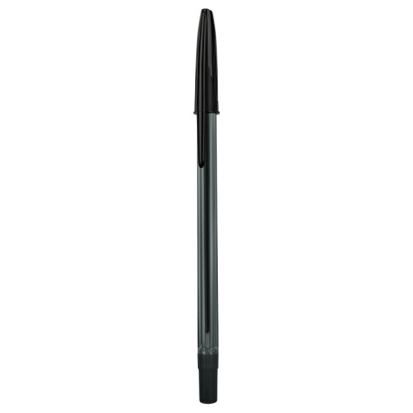 Ballpoint pen STAMM "111" black, 1.0mm, tinted case