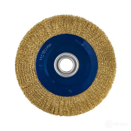 Кордщетка для точил ПРАКТИКА 250 мм мягкая, переходники 1/2", 5/8", 3/4", 7/8", 1" (773-392)