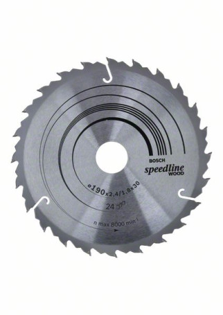 Speedline Wood saw blade 190 x 30 x 2.4 mm, 24