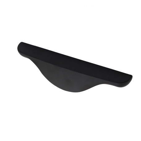 Handle metal bracket met. METAX 128, matte black, AKS