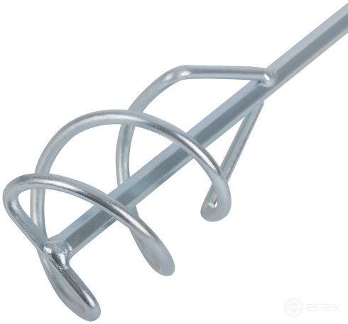 Mixer for building mixes, galvanized, shank SDS-PLUS 80x400 mm