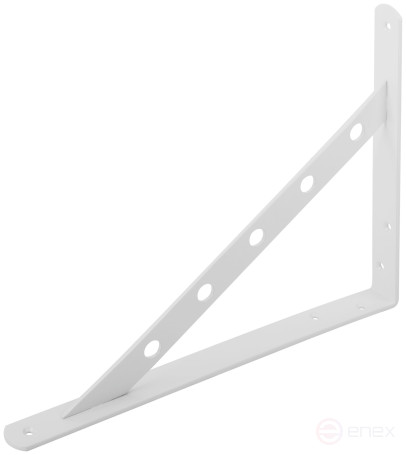 Уголок-кронштейн усиленный белый 300х225 мм