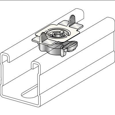 Потайная гайка MQM-M8 HDG plus