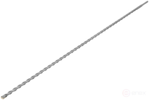 SDS PLUS concrete drill, Profi, W-shaped insert, double spiral, 16 x 1000 mm