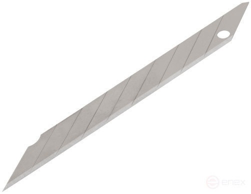 Blades for a 9 mm technical knife, 9 segments, 30 degree angle (10 pcs.)