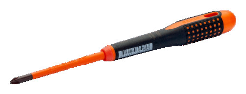 Combined insulated screwdriver with handle ERGO SL 5 mm/PH1x80 mm, with a thin rod