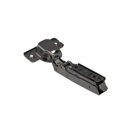 Patch loop with door closer 45mm h0 clip-on AKS PLUS 3D narrow black (self-tapping screws, plugs)