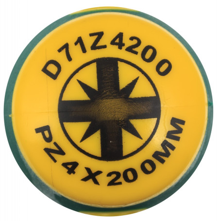 D71Z4200 Screwdriver rod POZIDRIV® ANTI-SLIP GRIP, PZ4x200