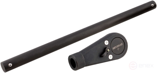 Трещотка 1"DR (ударная; L=510мм; 24 зубца; 15град) АвтоDело 39527