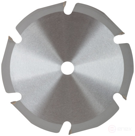 Диск пильный по дереву, посадочный диаметр 22,2 мм, 6 зубьев с карбидными вставками, 230 мм