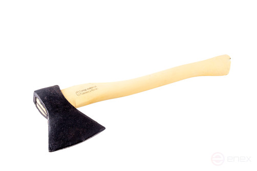 Forged household axe 0.6 kg, A0, assembled