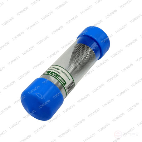 Carbide borehole type N191606 (reverse cone), 19.0 mm, shank 6 mm, double notch TORNERI T025384