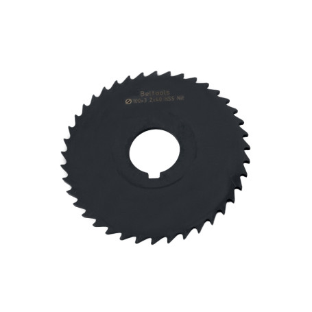 Cutting mill 100x3x27 Z=40 type 2 with hub and w/n HSS Nit GOST 2679-93 Beltools