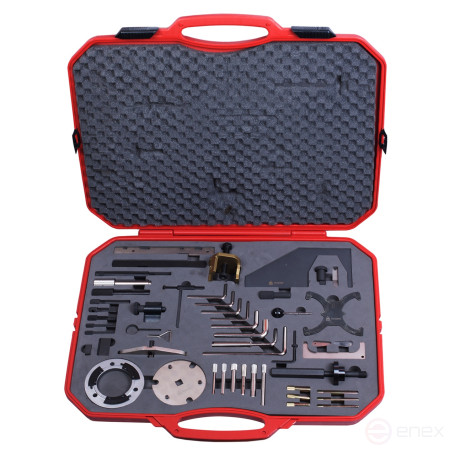 Camshaft / crankshaft locking kit, FORD, case, 38 items MASTAK 103-21402C