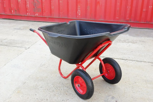 Industrialist 2-wheel anti-impact wheelbarrow, 180 liters (air wheel)