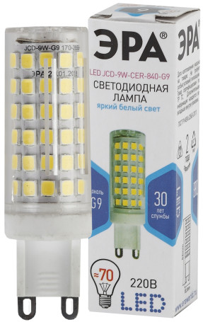 LED ERA Lamp STD LED JCD-9W-CER-840-G9 9W Ceramic Capsule Neutral White Light G9